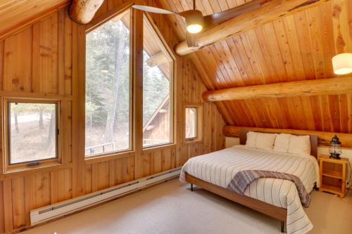 Hand-Crafted Cabin with Whitefish Lake Views!