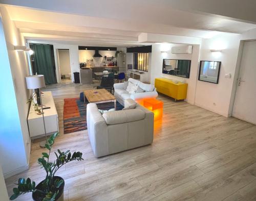 Loft climatisé 113m2 - 6 personnes - Quartier du Panier