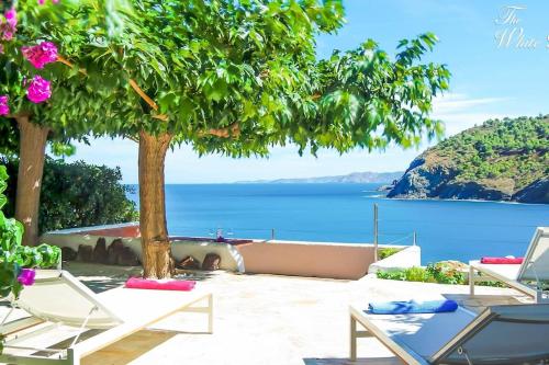 Waterfront villa with breathtaking views and pool in Colera