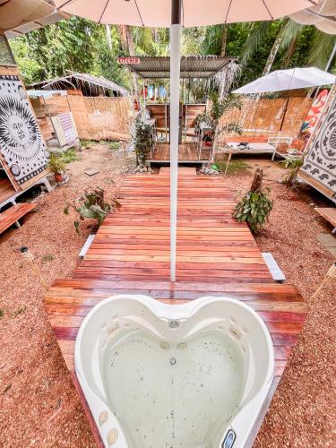 Garden, Nomadic Surf Camp in Uvita