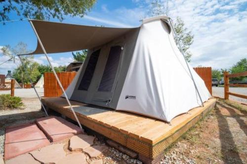 Moab Glamping Setup Tent in RV Park #1 OK-T1 in Moab, USA