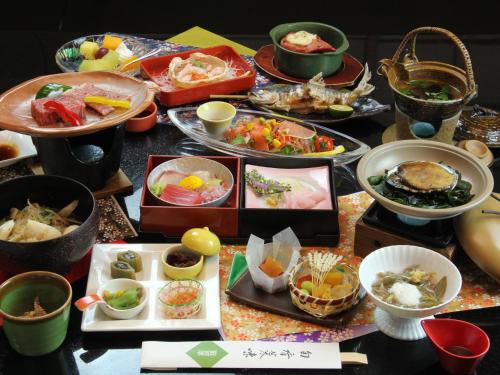 Restoran, Ryumontei Chiba Ryokan in Kazuno
