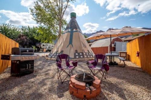 Moab RV Resort Glamping Tipi OKTP-51 in Moab, USA