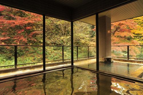 Hot spring bath, Tokinenoyado Yunushi Ichijoh in Shiroishi