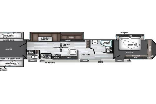 Moab RV Resort RV III Fully Setup OK43 in Moab, USA