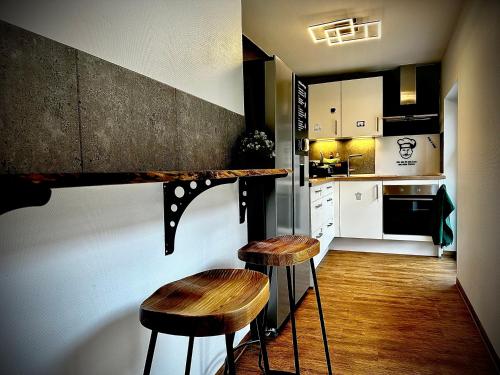 廚房, Privathotel Riesenbeck in 赫斯特爾