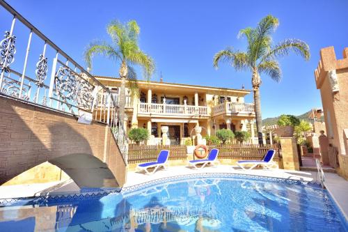 Villa rural en Málaga con piscina y vistas al mar, Malaga
