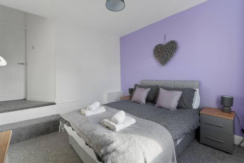 Spacious 5-bed House Private Parking gîte à louer Newark on Trent