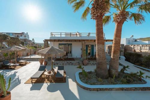 Villa Palm- SeaView-Hot Tub-200m from Ftelia beach