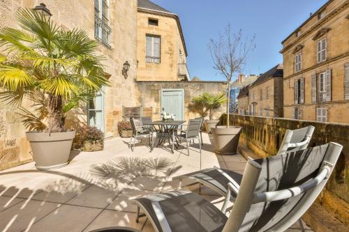 شرفة/ تراس, La Villa des Consuls - Gite de tourisme de charme in Sarlat-la-Caneda City Center