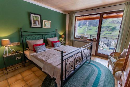 Balkons/terase, Bed & Breakfast Sandra Müller (Bed & Breakfast Sandra Muller) in Burg (Mosel)