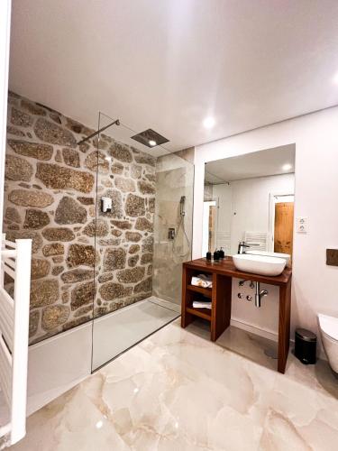 Paços do Douro, Chambre privée avec piscine