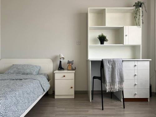 1 double bed