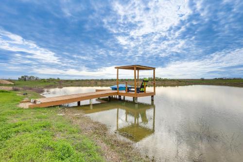 . Texas Farmhouse on 14 Acres with Pond Access!