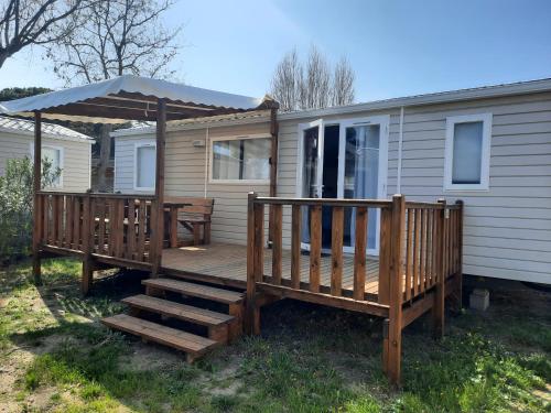 Mobilhome clim La Falaise 4 étoiles - Camping - Narbonne