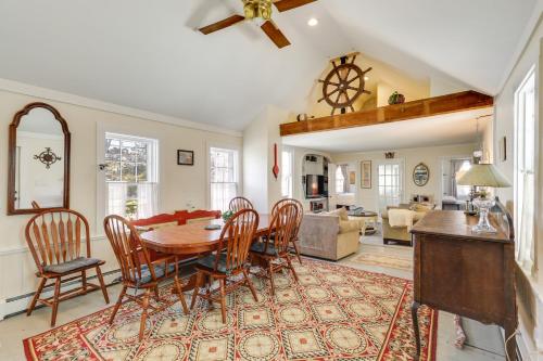 Pocasset Home with Fire Pit - Walk to Beach!