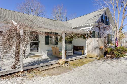 Pocasset Home with Fire Pit and Porch Walk to Beach! in Pocasset, USA