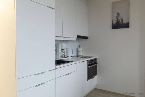 Κουζίνα, Nordstay Apartments Pankkitalo in Κουόπιο