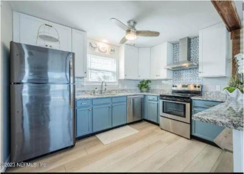 Kitchen, Freshly Renovated Oceanfront Gem Near St Augustine in Vilano Beach