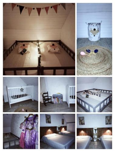 Chambre familiale Anna "Mon lit au pré" , jusqu'à 4 adultes et 2 enfants avec piscine