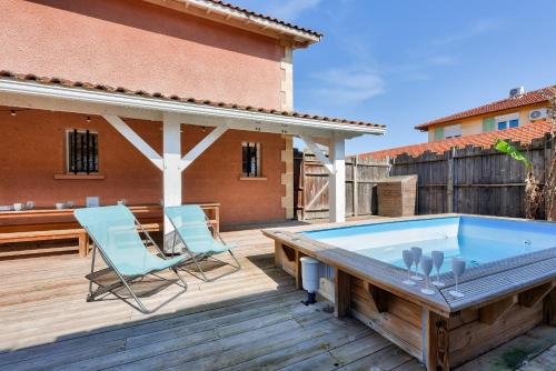 Escapade familiale avec piscine a Ares - Location saisonnière - Arès