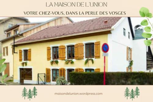 Maison spacieuse à Gérardmer avec terrasse et 4 chambres gîte à louer .