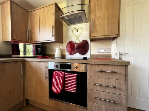 Kitchen, Cherry Lodge in Godshill and Wroxall
