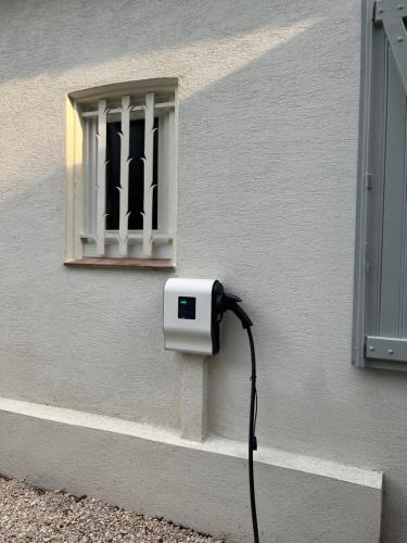 Išorė, Le Mas de Bertagne studio kitchenette terrasse piscine in Žemenas