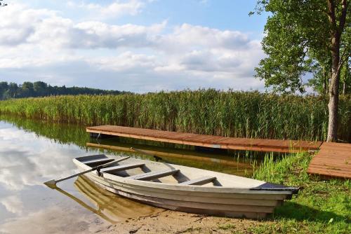 Namas su vaizdu į ežerą "Giliaus Nendrė"