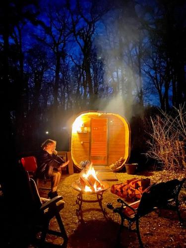 Sauna, Seegut Blaue Blume in Boitzenburger Land
