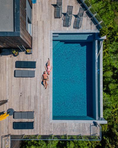 Villa Lavu Santu piscine privée vue mer/montagnes - Location, gîte - Zonza