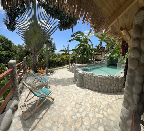 Swimming pool, Mabrika Resort Dominica in Portsmouth
