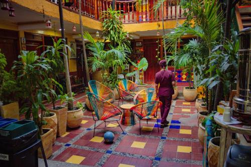 Hotel La Casona de Getsemani in カルタヘナ