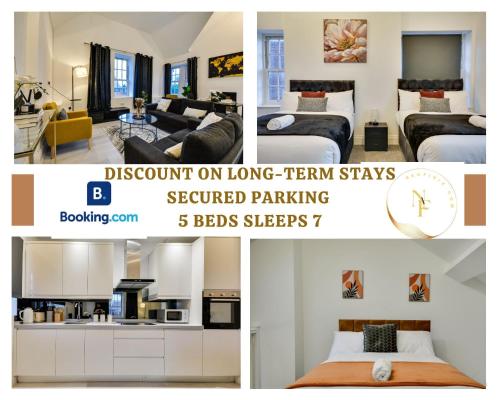 Spacious Three Bedroom sleeps 7 secured free parking photo 2