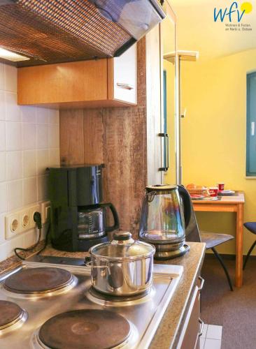 Kitchen, Ferienappartements Am Neuensiener See Ferienwohnung 23 in Ostseebad Sellin