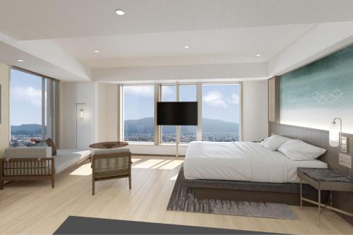 Deluxe Corner King Room with Mountain View