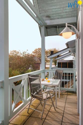 ระเบียง/ชานเรือน, Ferienpark Seedorf Fischerhaus - Ferienwohnung 12 in อัลเทนซีน