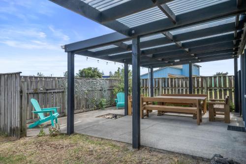 Viesnīcas āriene, Himatangi Kiwi Bach - Himatangi Beach Holiday Home in Himatangi Beach
