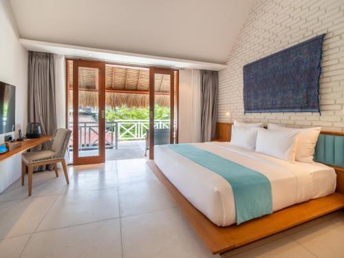 1 double bed