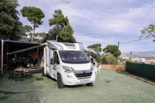 Autocaravana cerca de Barcelona