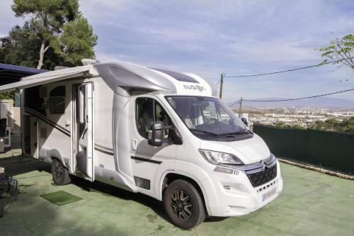 Autocaravana cerca de Barcelona