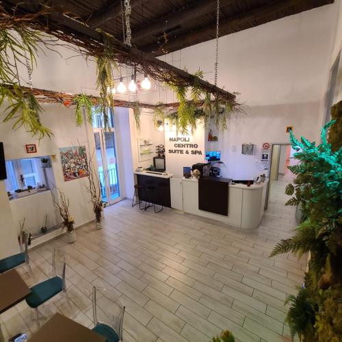 gedeelde lounge/tv-ruimte, Napoli Centro Suite e Spa near Certosa e Museo di San Martino Napoli