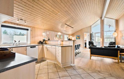 مطبخ, Holiday Home Fasanvænget Hemmet I in Hemmet