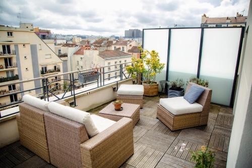 Amazing Flat Roof Top - Location saisonnière - Saint-Ouen-sur-Seine