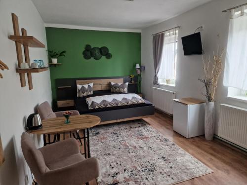 1 double bed