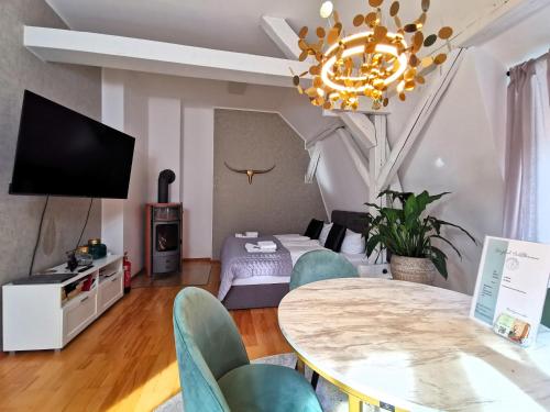 Létesítmények, BohnApartments Steigerwald - Natur in der Stadt - Vollausstattung - WLAN - Parkplätze (BohnApartments Steigerwald - Natur in der Stadt - Vollausstattung - WLAN - Parkplatze) in Lobervorstadt