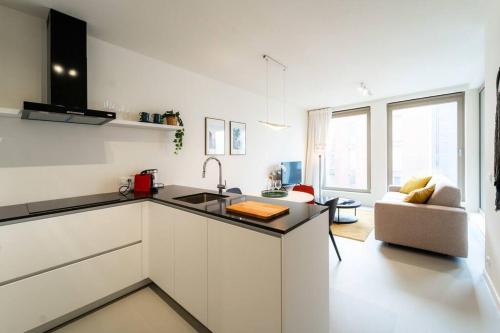 Beautiful 1BR apartment in Antwerp, Amberes (foto 10)