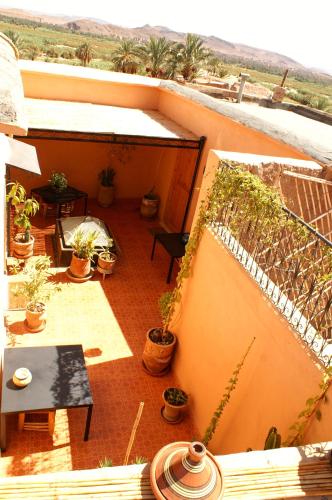 Erkély/terasz, Maison d'hotes Dar El Nath in Ouarzazate Városközpont