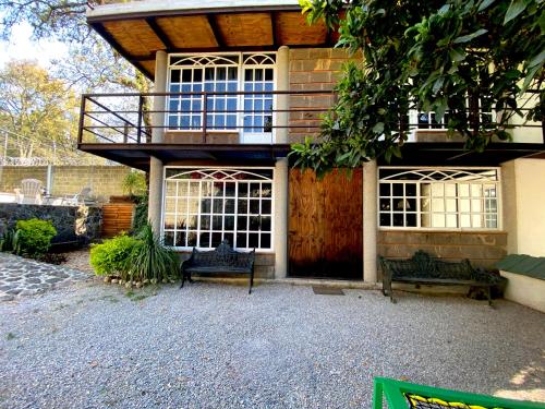 Bejárat, Casa Encino con alberca climatizada en Tepoztlán (Casa Encino con alberca climatizada en Tepoztlan) in San Pedro