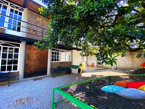 Erkély/terasz, Casa Encino con alberca climatizada en Tepoztlán (Casa Encino con alberca climatizada en Tepoztlan) in San Pedro